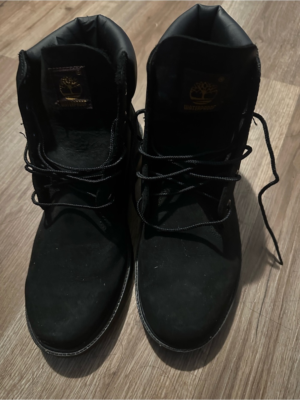 Timberland Black Men's Waterproof Lace-Up Boots